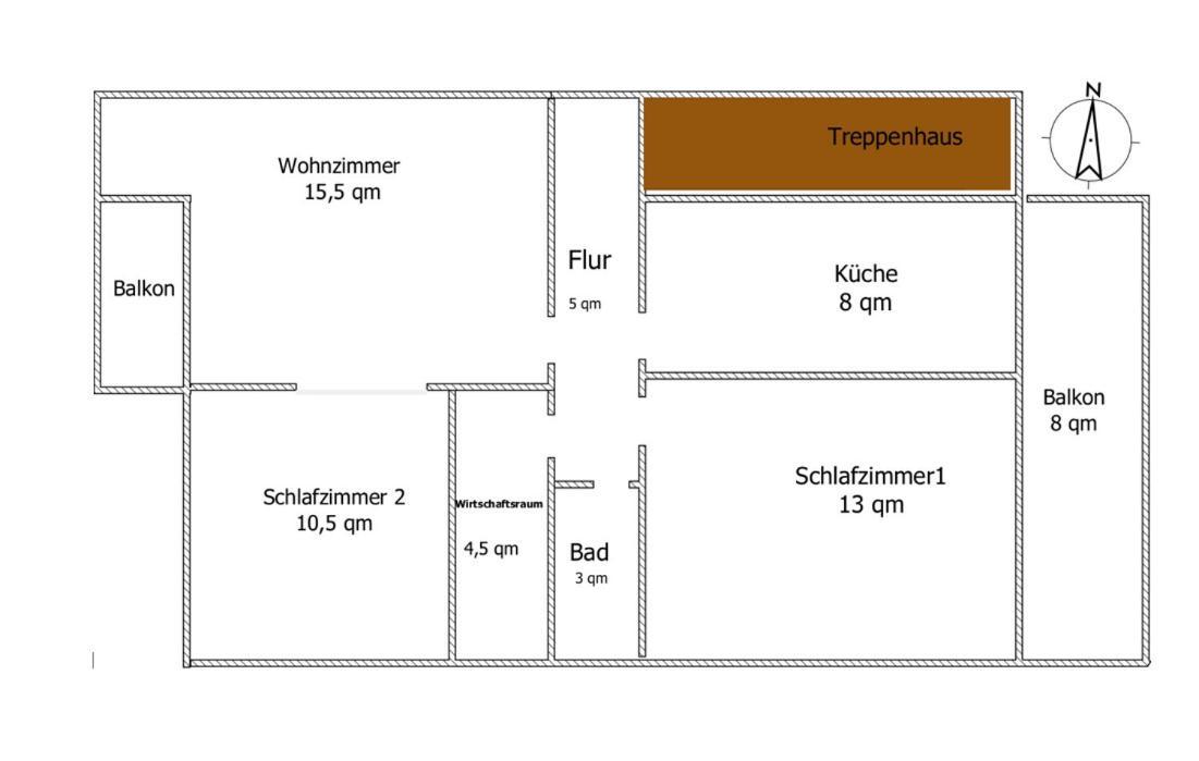 Fewo1846 - Parkblick - Komfortable Wohnung Mit 2 Schlafzimmern Und 2 Balkonen Фленсбург Екстер'єр фото